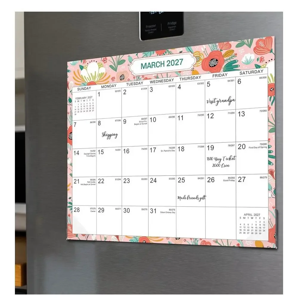 Coboll 2026-2027 Magnetic Calendar - 2026-2027 Calendar 11.2